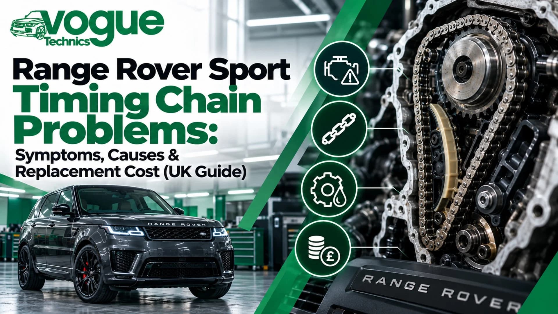 Range Rover Sport Timing Chain Problems: Symptoms, Causes & Replacement Cost (UK Guide)