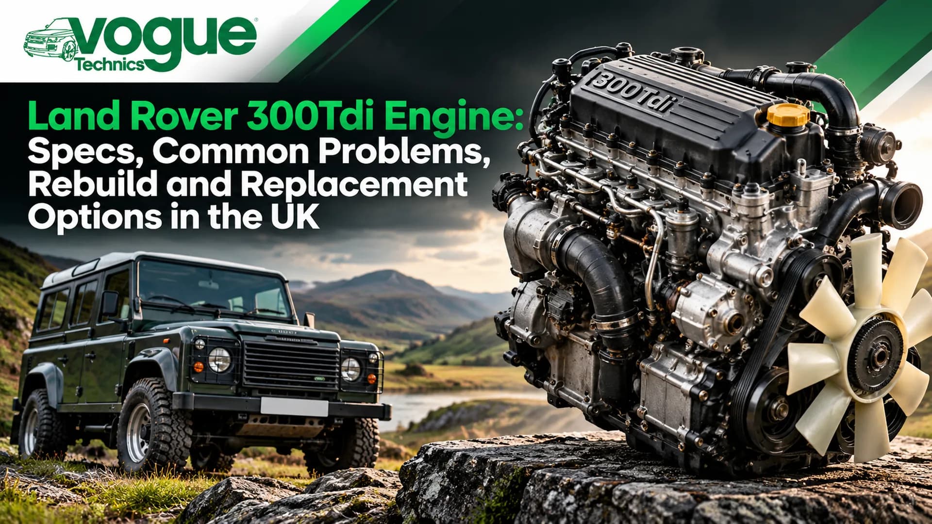 Land Rover 300Tdi Engine: Specs, Common Problems, Rebuild and Replacement Options in the UK
