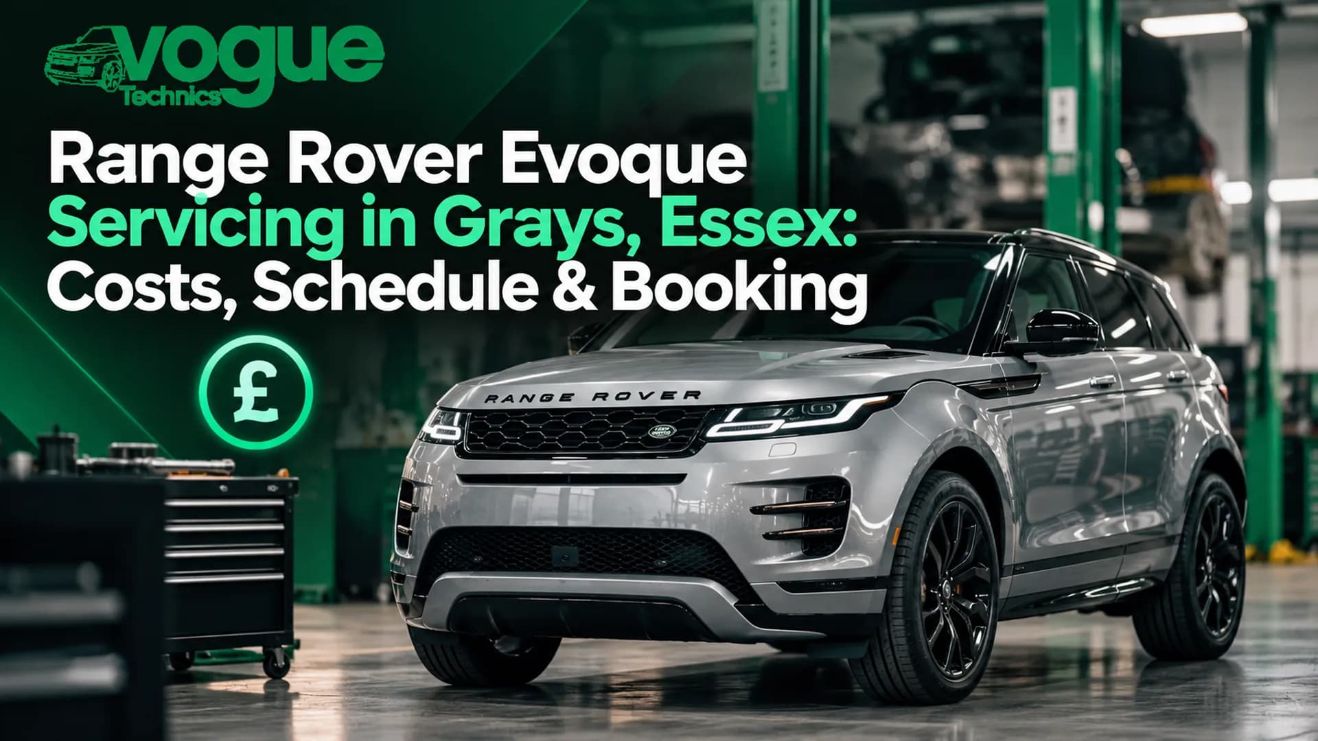 Range Rover Evoque Servicing in Grays, Essex: Costs, Schedule and Booking
