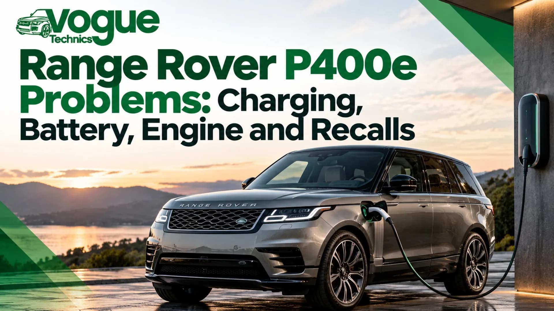 Range Rover P400e Problems: Charging, Battery, Engine and Recalls