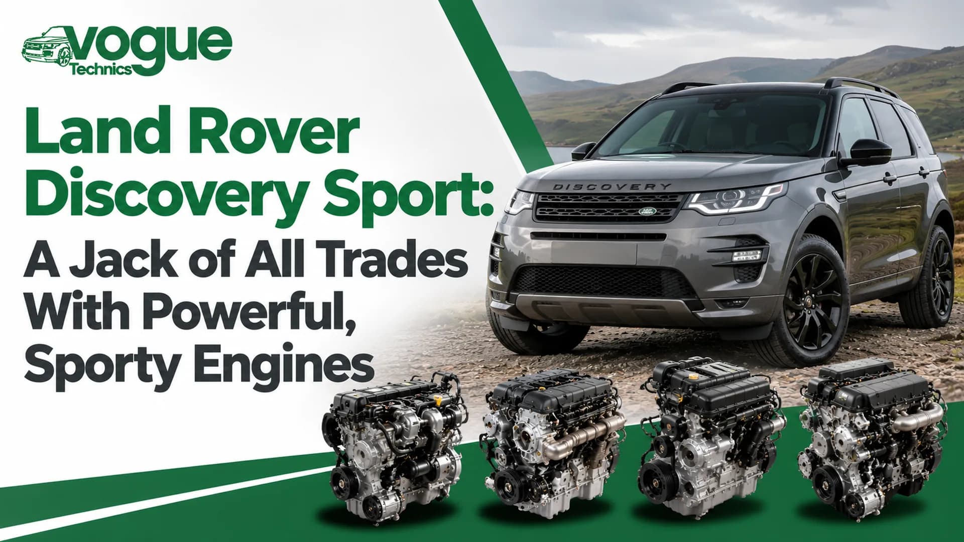 Land Rover Discovery Sport: A Jack of All Trades With Powerful, Sporty Engines