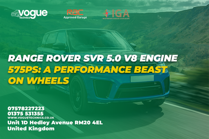 Range Rover SVR 5.0 V8 Engine 575PS: a Performance Beast on Wheels